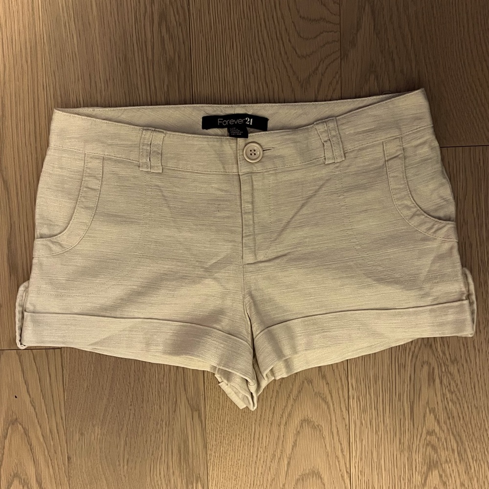 Forever 21, linen blend short